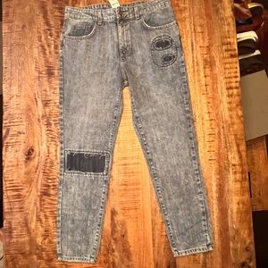 CarMar Women Jeans Blue Mid Rise Relaxed/ two pair size 28 & 29